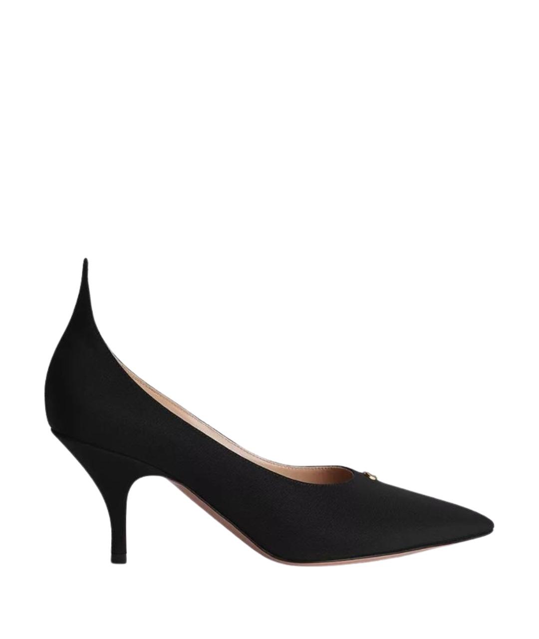 CHRISTIAN DIOR Черные текстильные туфли, фото 1