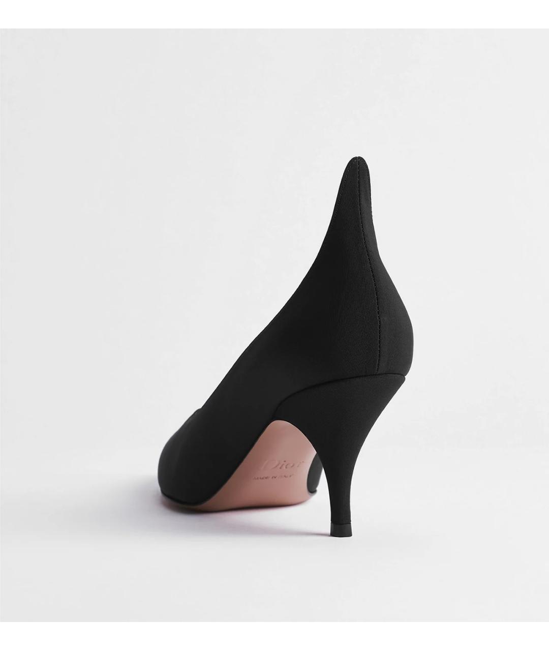 CHRISTIAN DIOR Черные текстильные туфли, фото 3