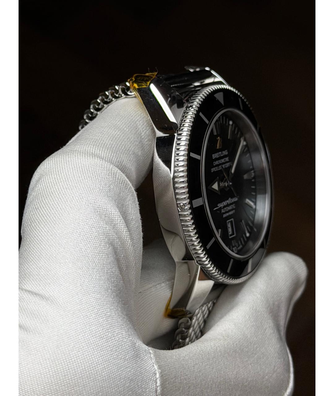 BREITLING Черные часы, фото 5