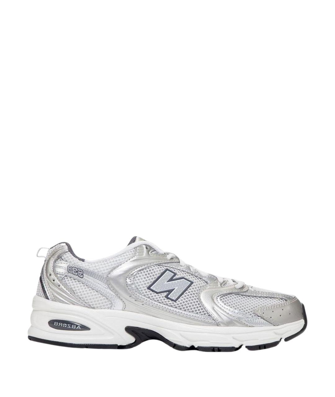 NEW BALANCE Белые кожаные кроссовки, фото 5