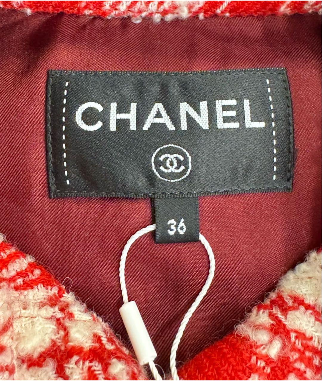 CHANEL Красная рубашка, фото 7