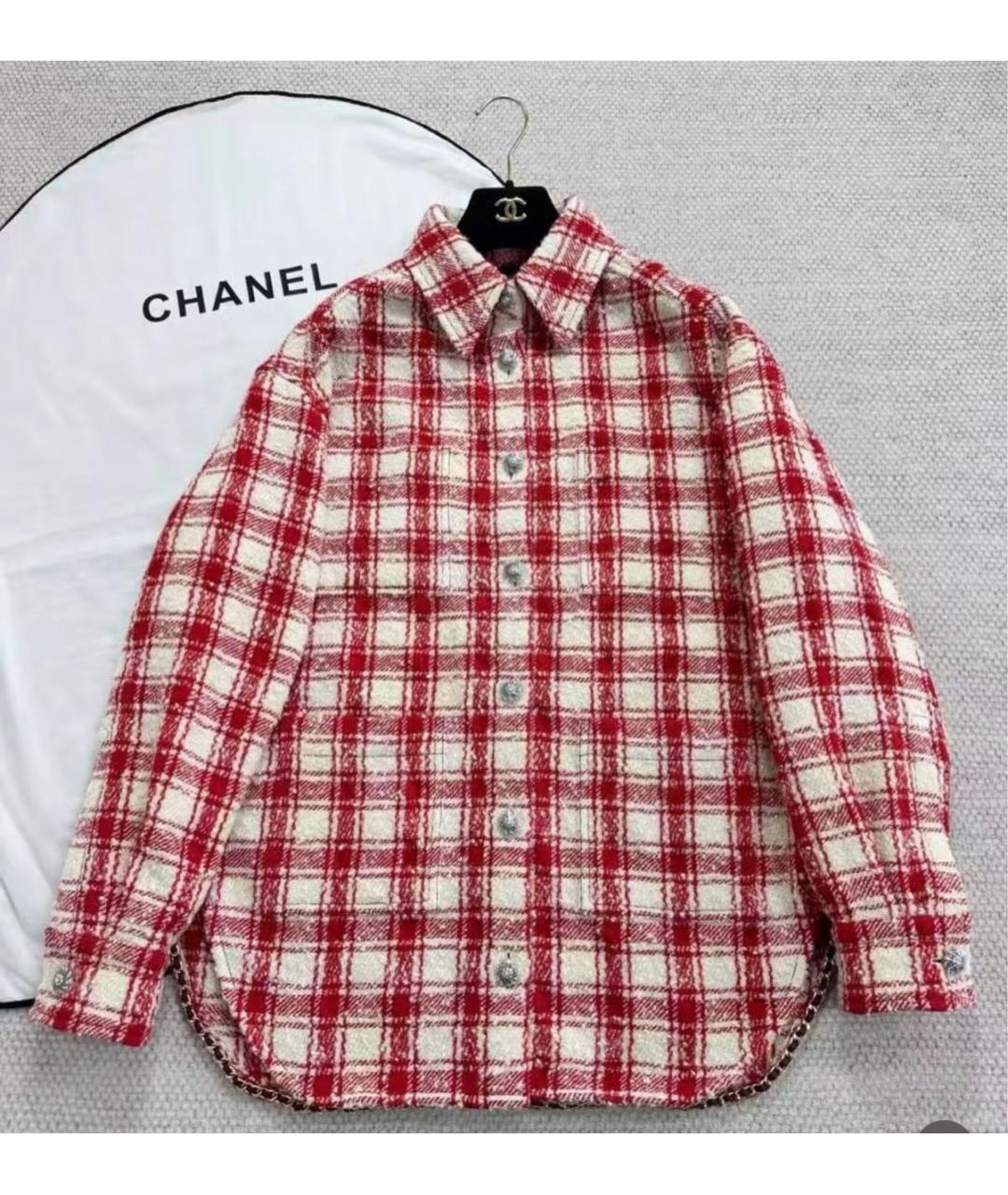 CHANEL Красная рубашка, фото 9