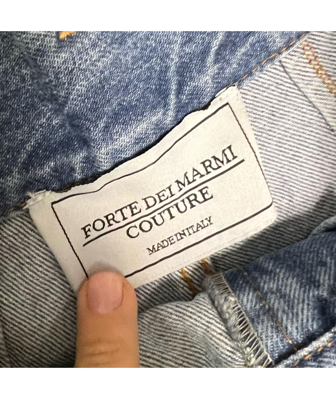 FORTE COUTURE Хлопковые прямые джинсы, фото 3