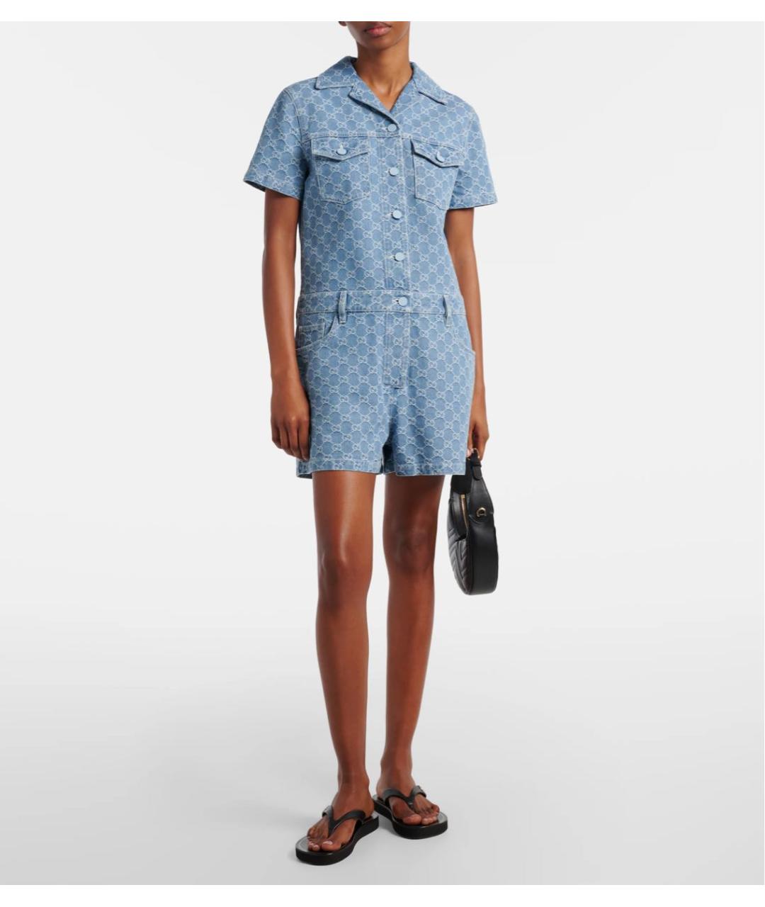 GUCCI Голубой комбинезон, фото 3