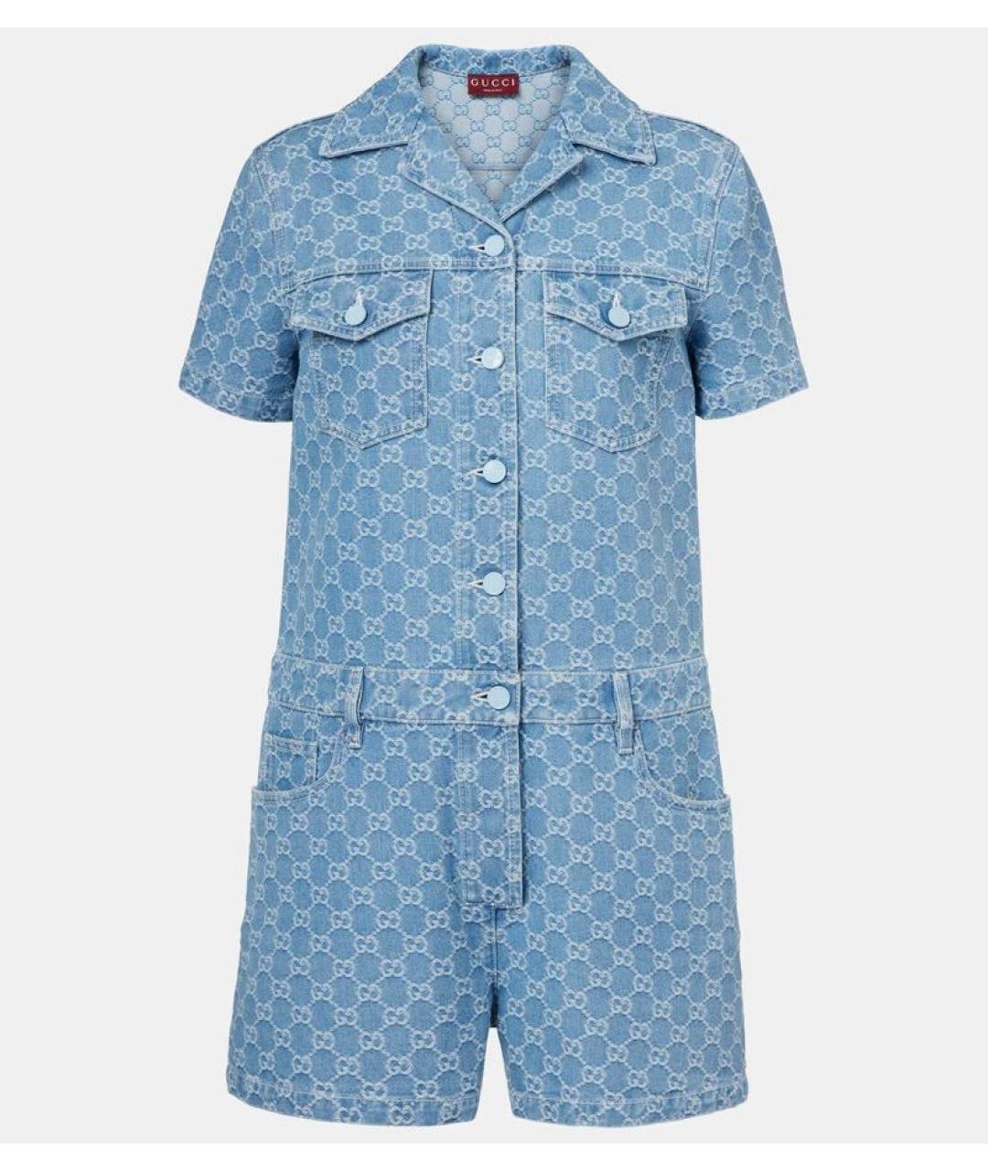 GUCCI Голубой комбинезон, фото 8