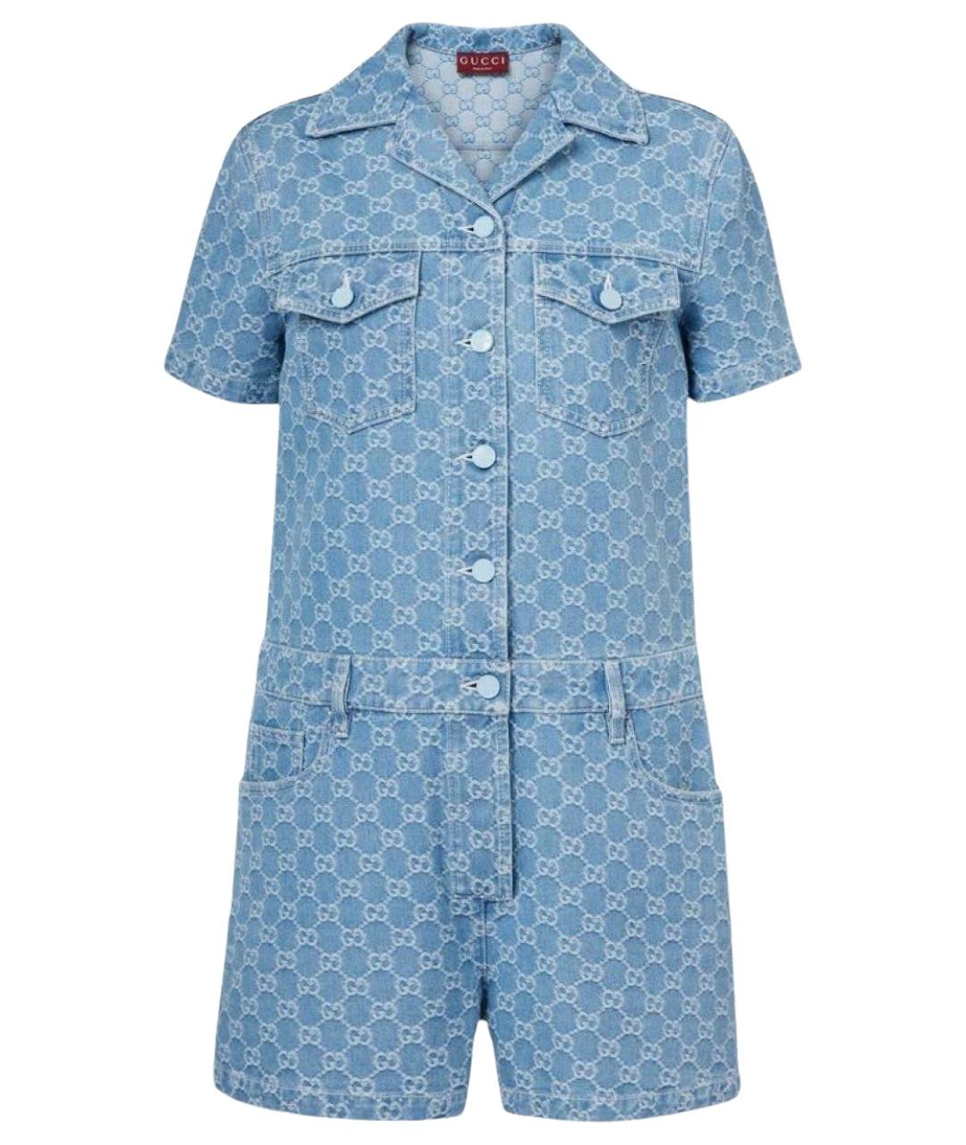 GUCCI Голубой комбинезон, фото 1