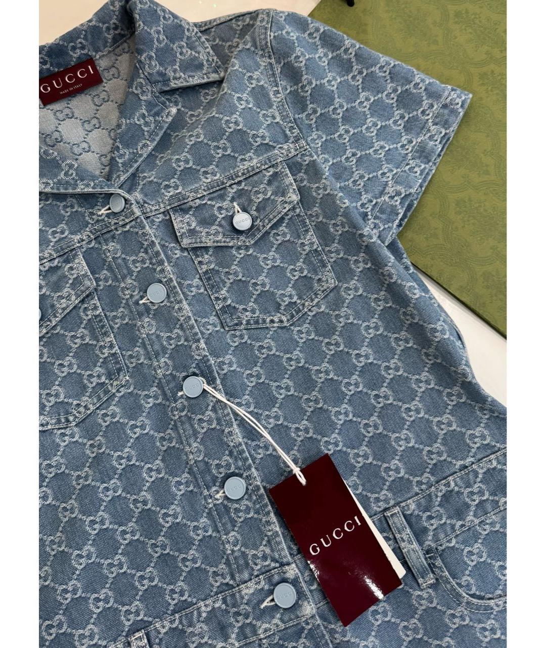 GUCCI Голубой комбинезон, фото 6