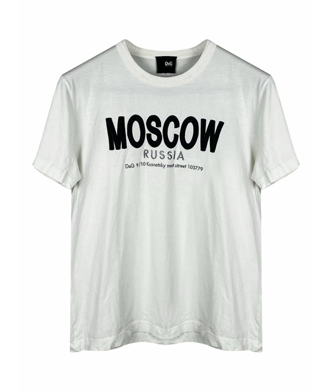 DOLCE&GABBANA Белая футболка, фото 1