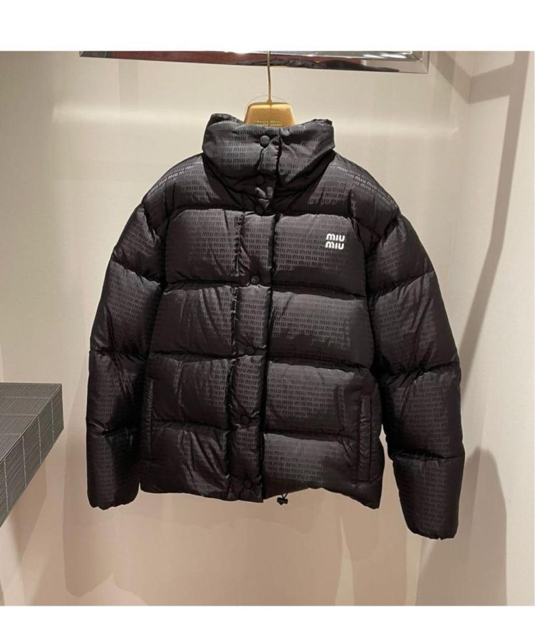 MIU MIU Черный пуховик, фото 3