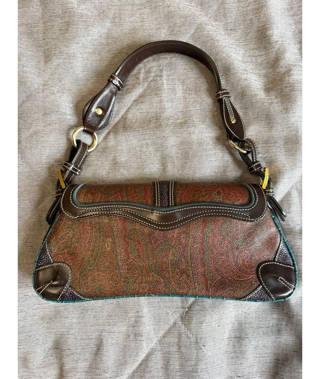 ETRO Мульти кожаная сумка через плечо, фото 3