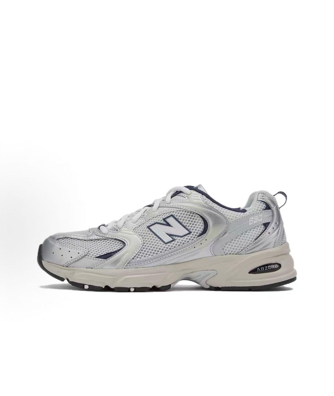 NEW BALANCE Серые синтетические кроссовки, фото 2