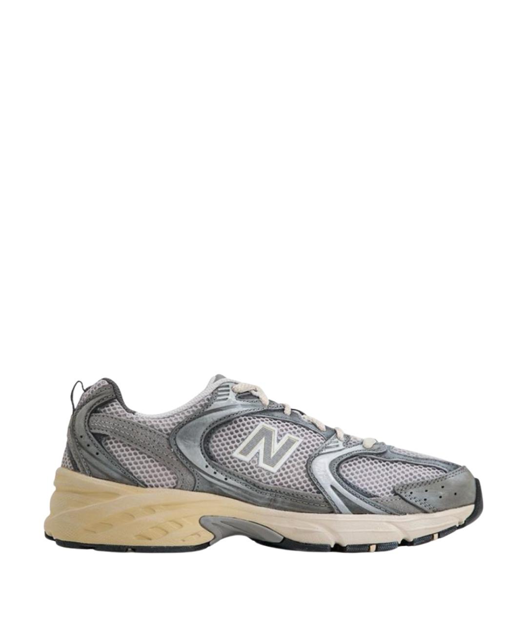 NEW BALANCE Серые текстильные кроссовки, фото 1