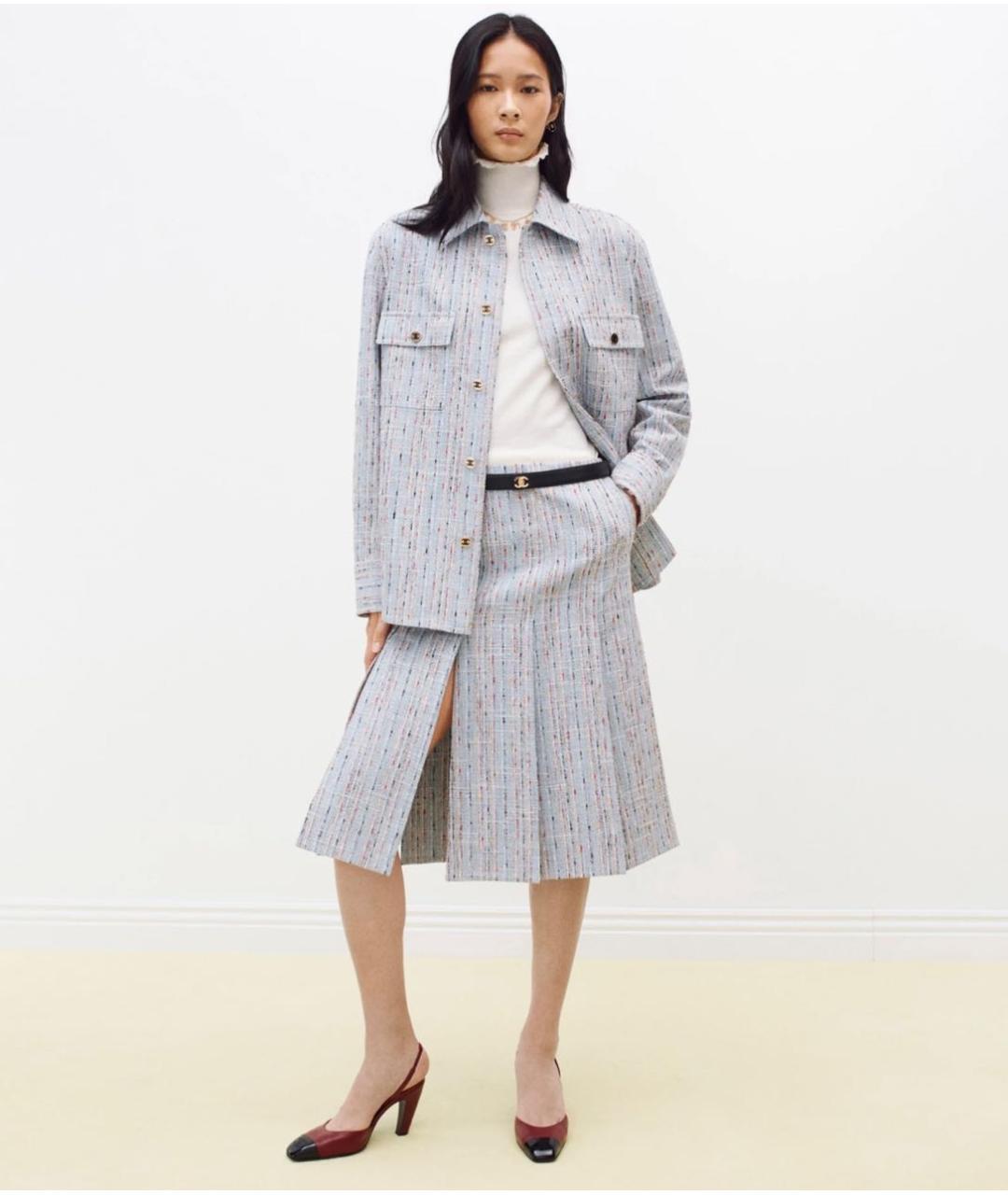 CHANEL Голубая рубашка, фото 3