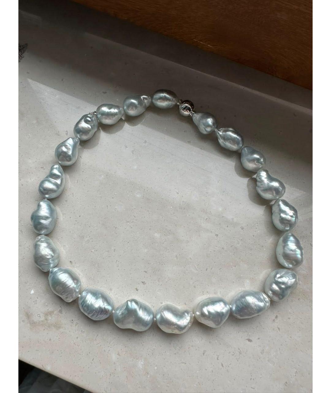 Mikimoto Белое жемчужное колье, фото 6