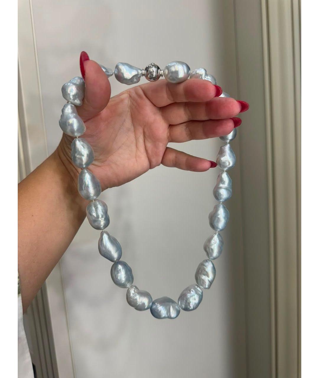 Mikimoto Белое жемчужное колье, фото 2