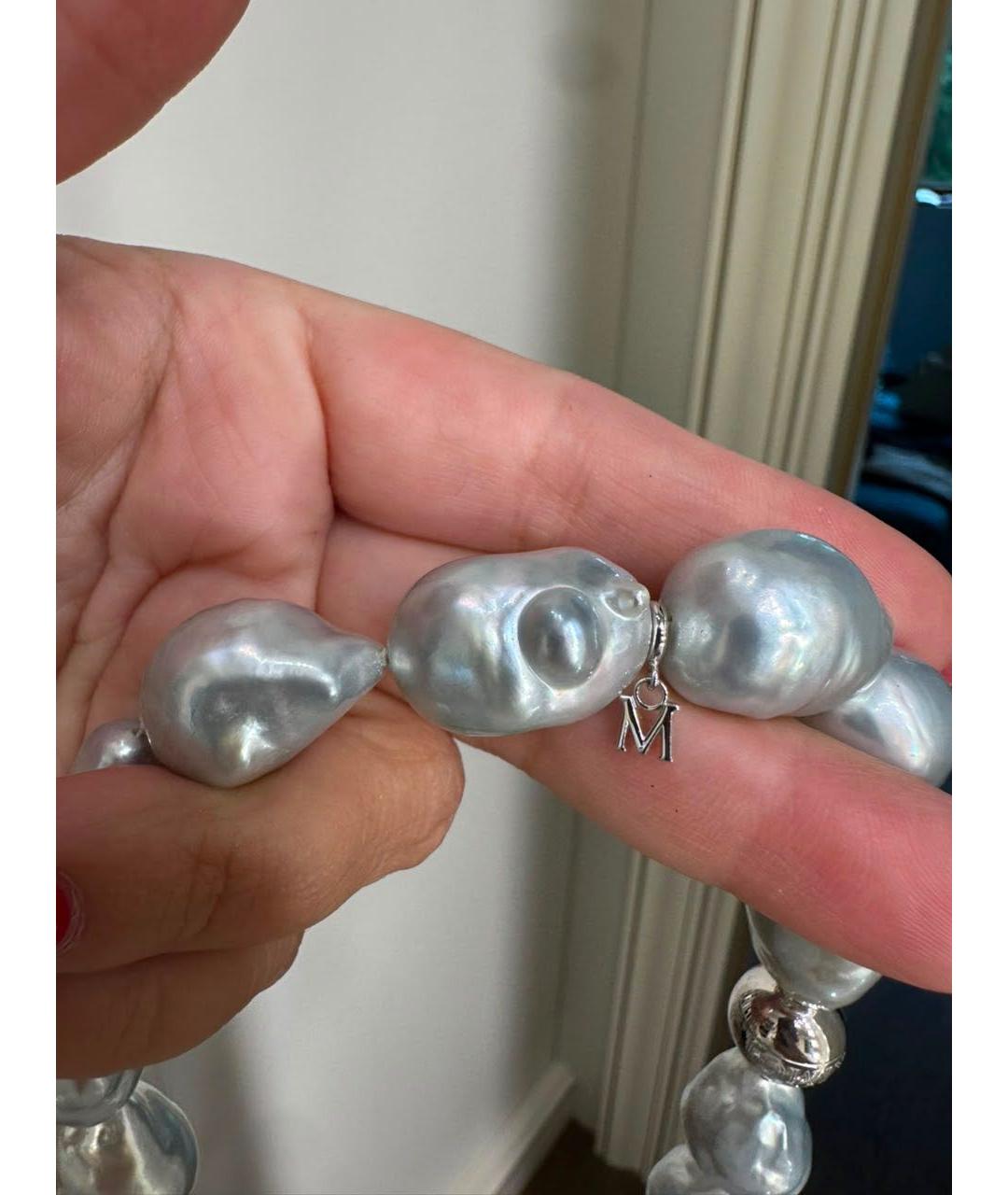 Mikimoto Белое жемчужное колье, фото 4