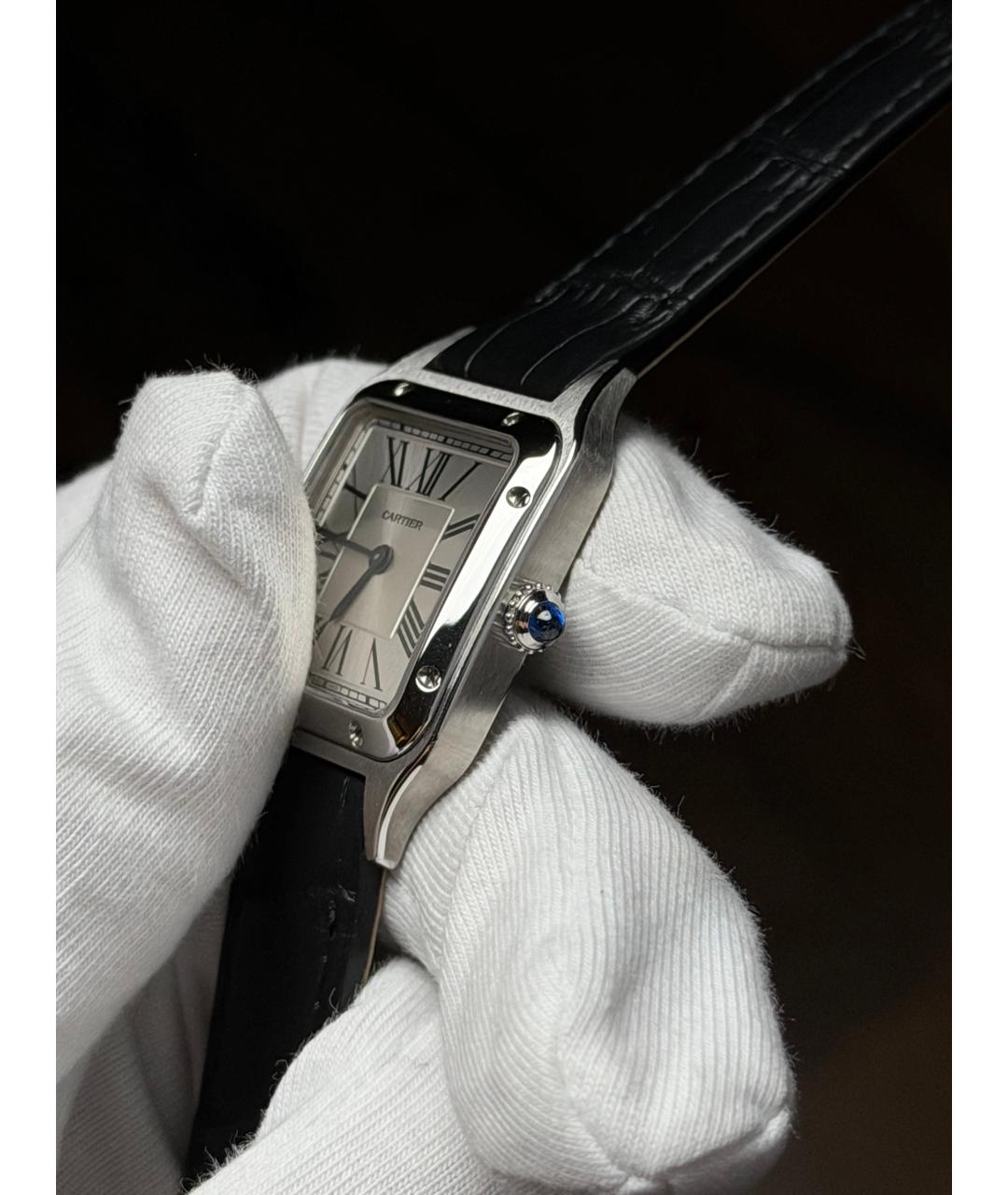CARTIER Серебряные часы, фото 4
