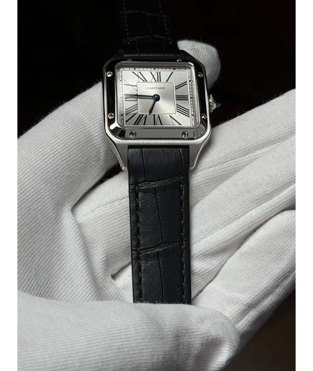 CARTIER Серебряные часы, фото 5