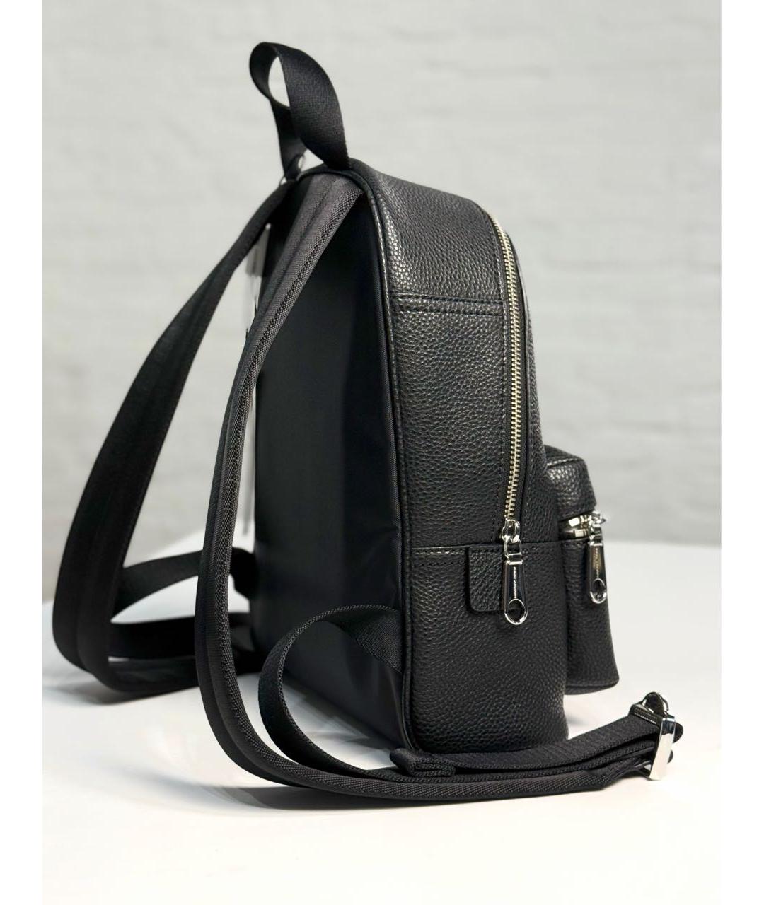 MARC JACOBS Черный кожаный рюкзак, фото 5