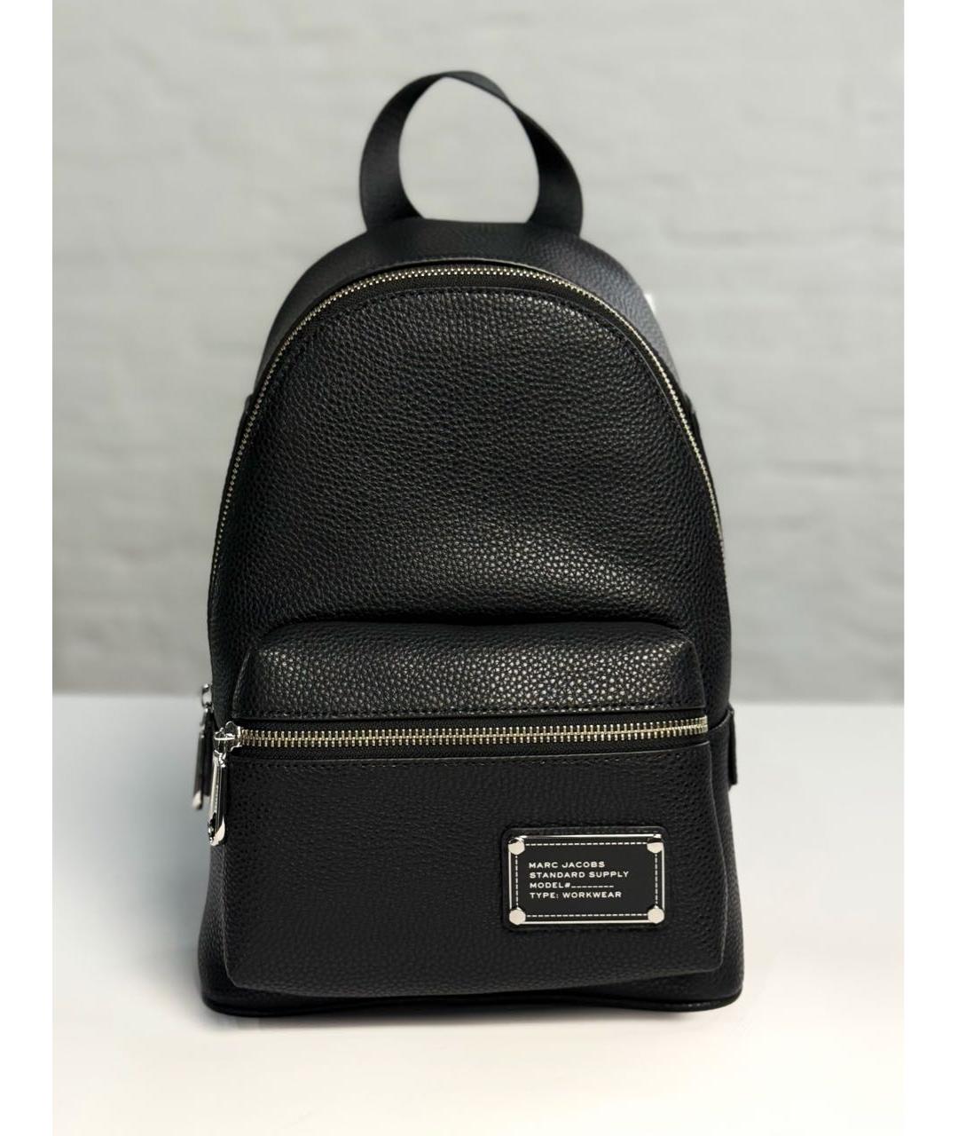 MARC JACOBS Черный кожаный рюкзак, фото 9