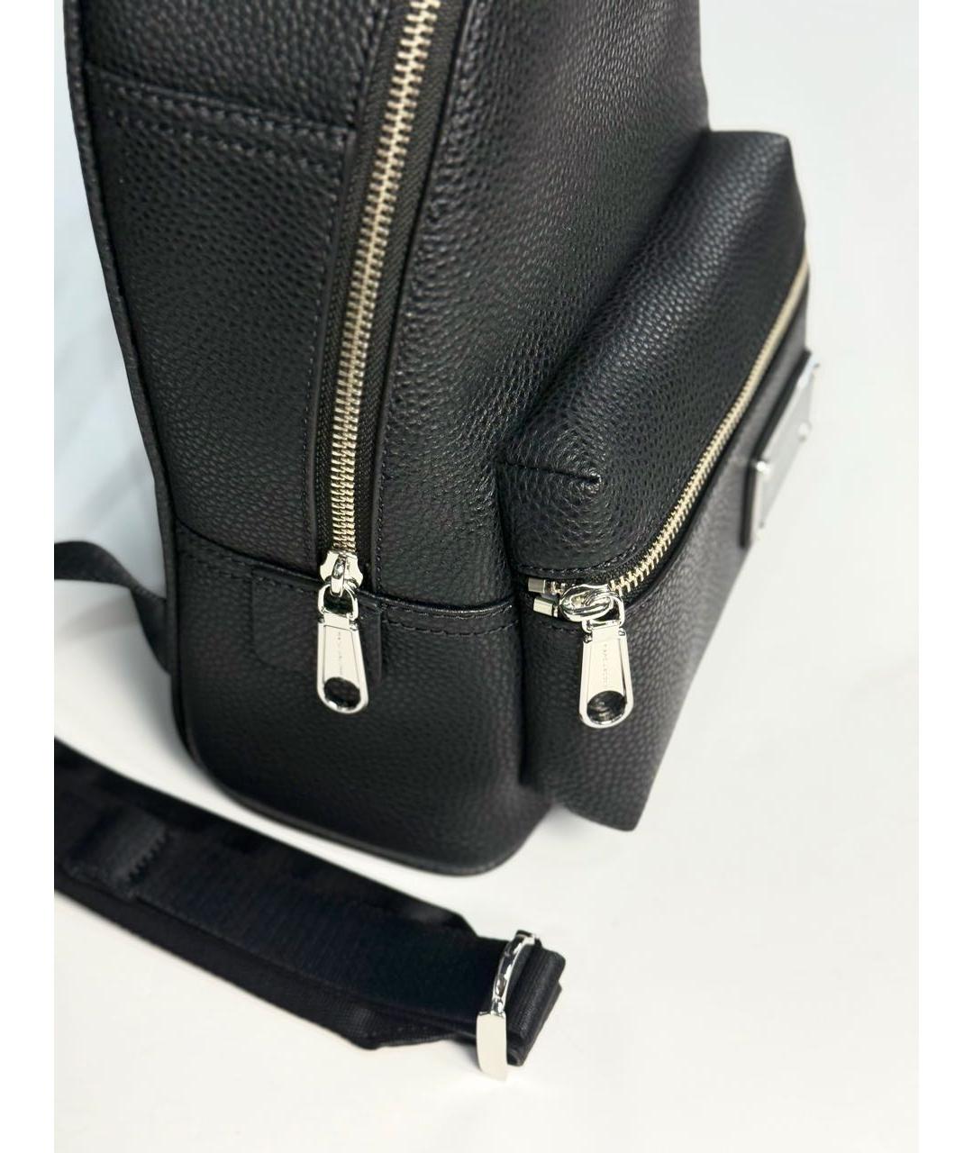 MARC JACOBS Черный кожаный рюкзак, фото 6