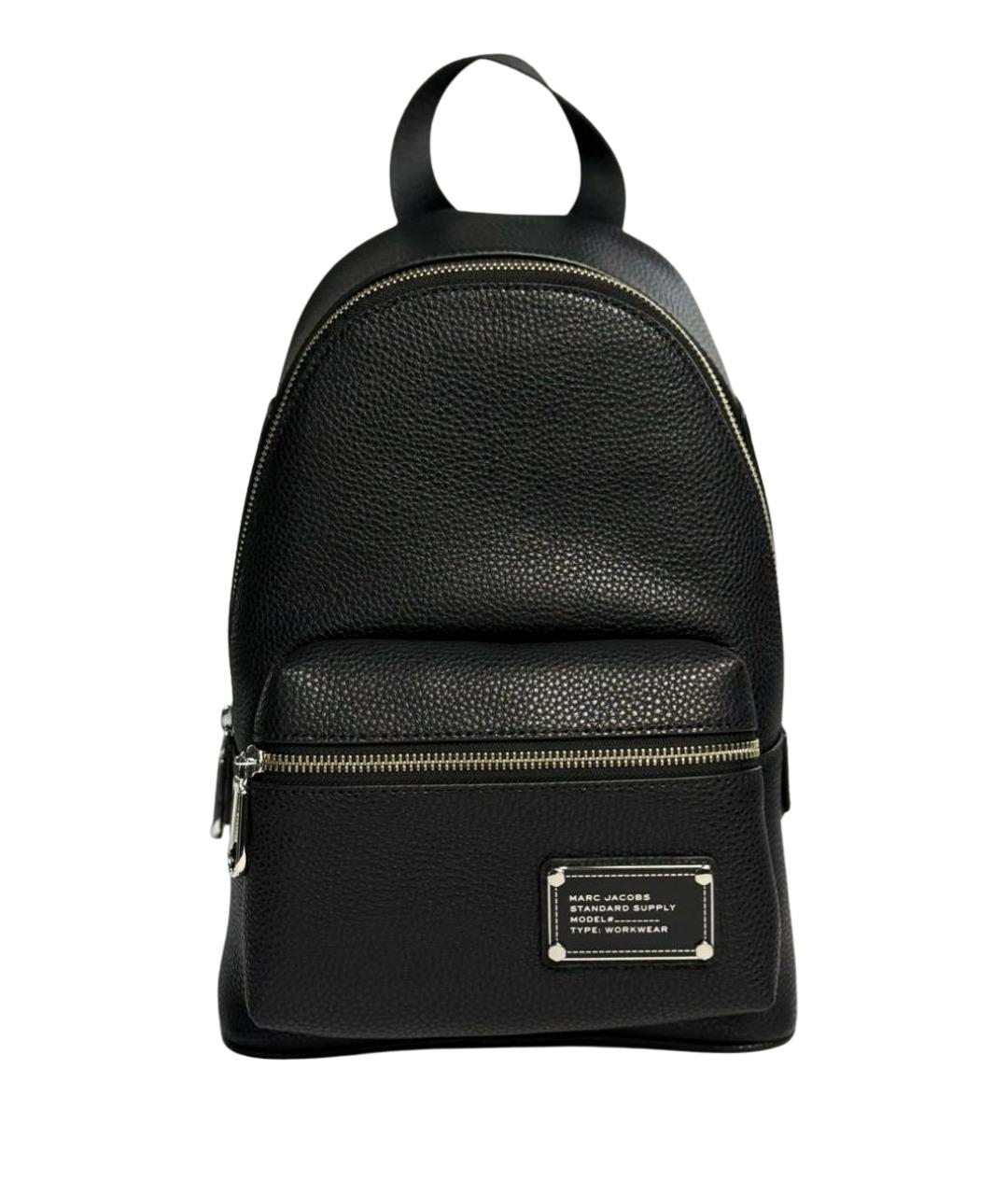 MARC JACOBS Черный кожаный рюкзак, фото 1
