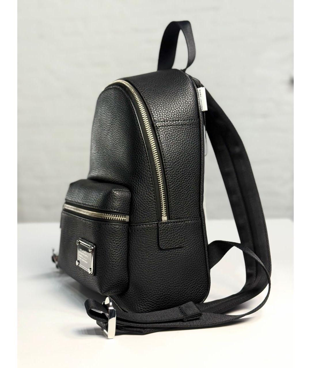 MARC JACOBS Черный кожаный рюкзак, фото 2