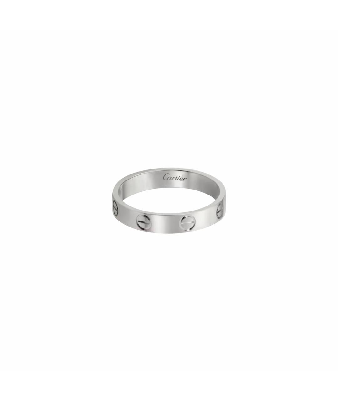 CARTIER Белое кольцо из белого золота, фото 1