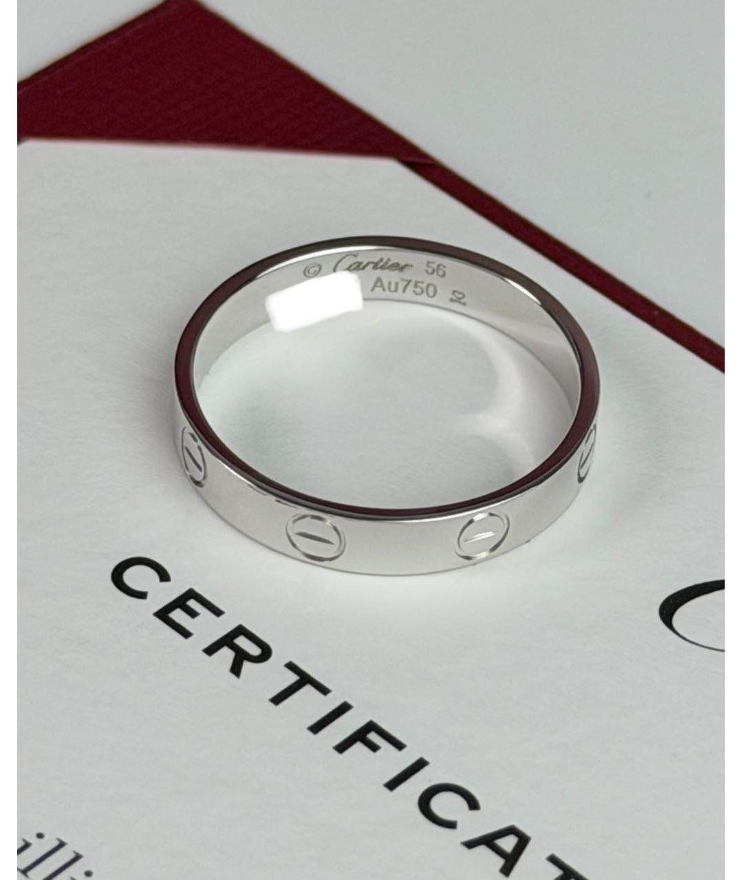 CARTIER Белое кольцо из белого золота, фото 4
