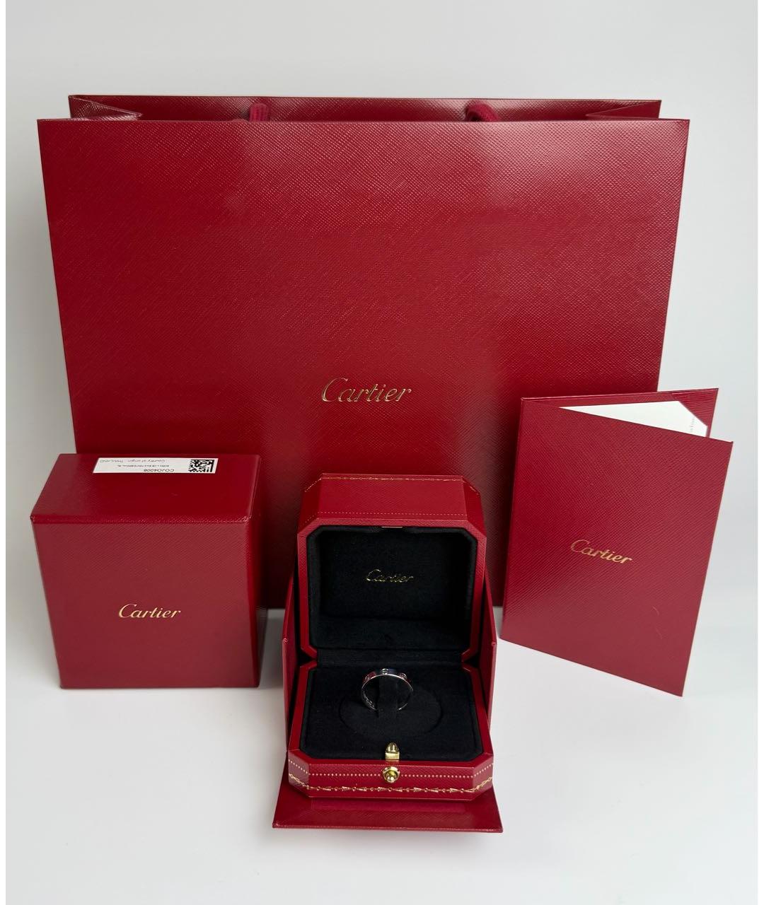 CARTIER Белое кольцо из белого золота, фото 2