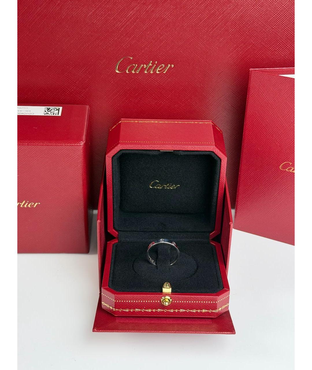 CARTIER Белое кольцо из белого золота, фото 3
