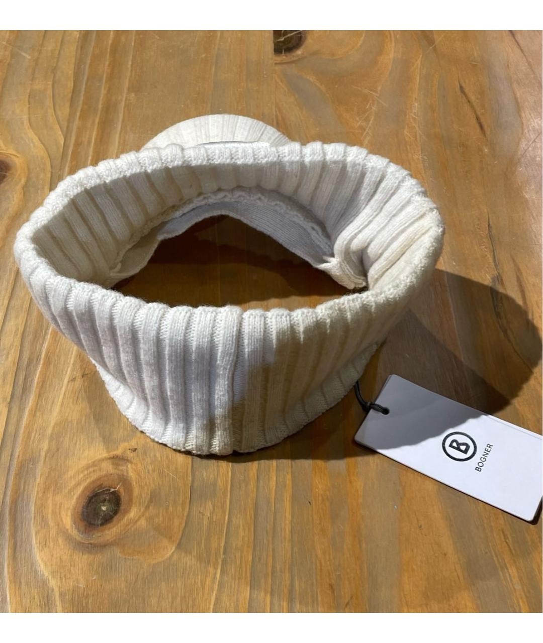 BOGNER Бежевая шерстяная кепка, фото 3