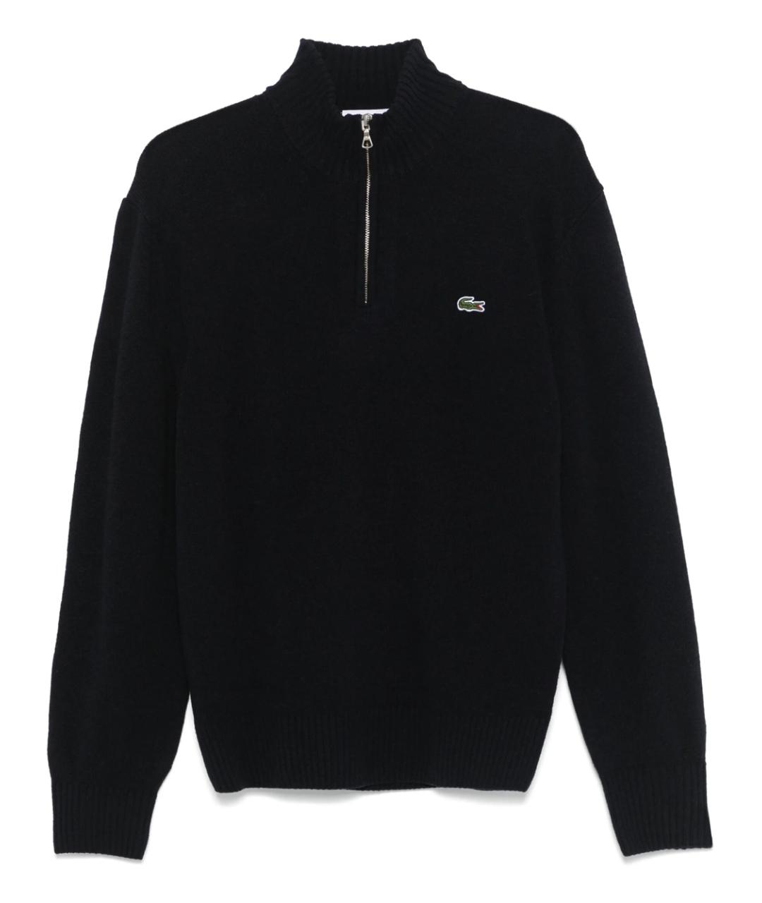 LACOSTE Темно-синий шерстяной джемпер / свитер, фото 1
