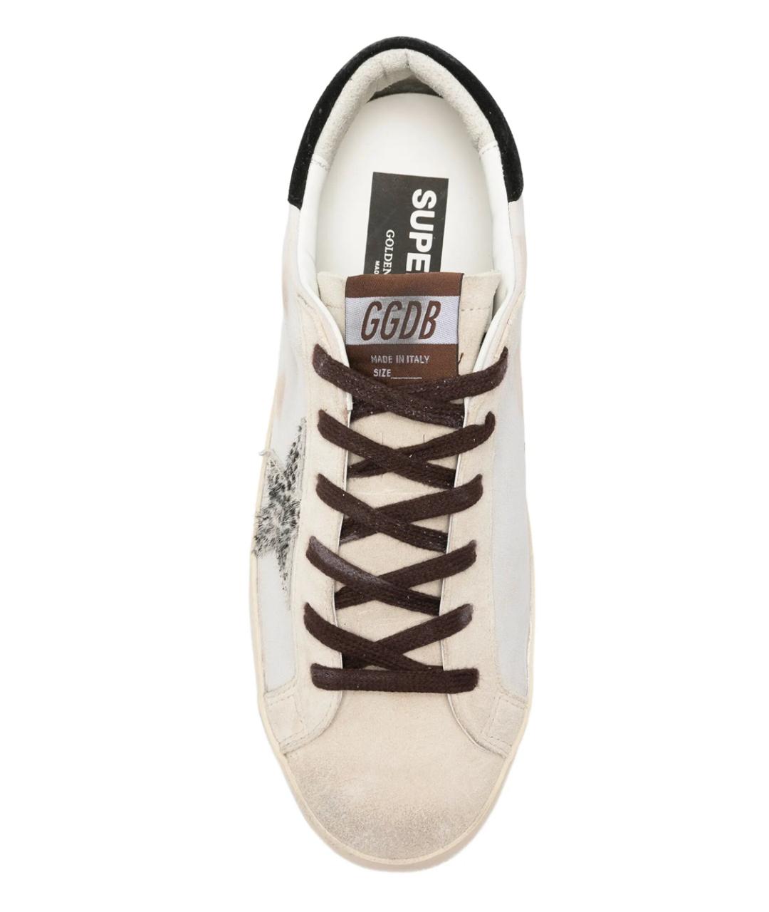 GOLDEN GOOSE Белые кожаные кеды, фото 4