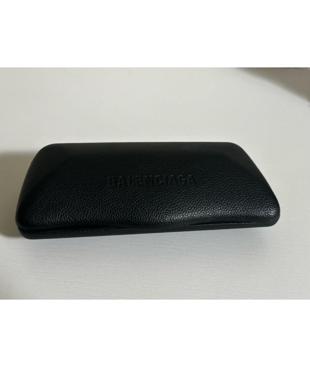 BALENCIAGA Черные пластиковые солнцезащитные очки, фото 8