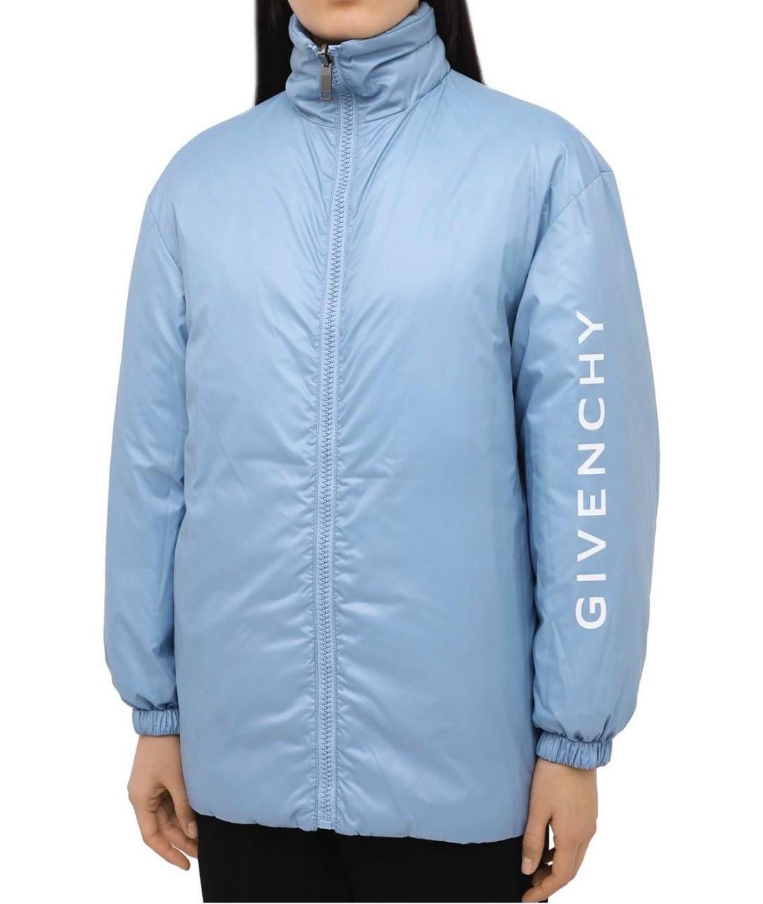 GIVENCHY Голубая полиамидовая куртка, фото 2
