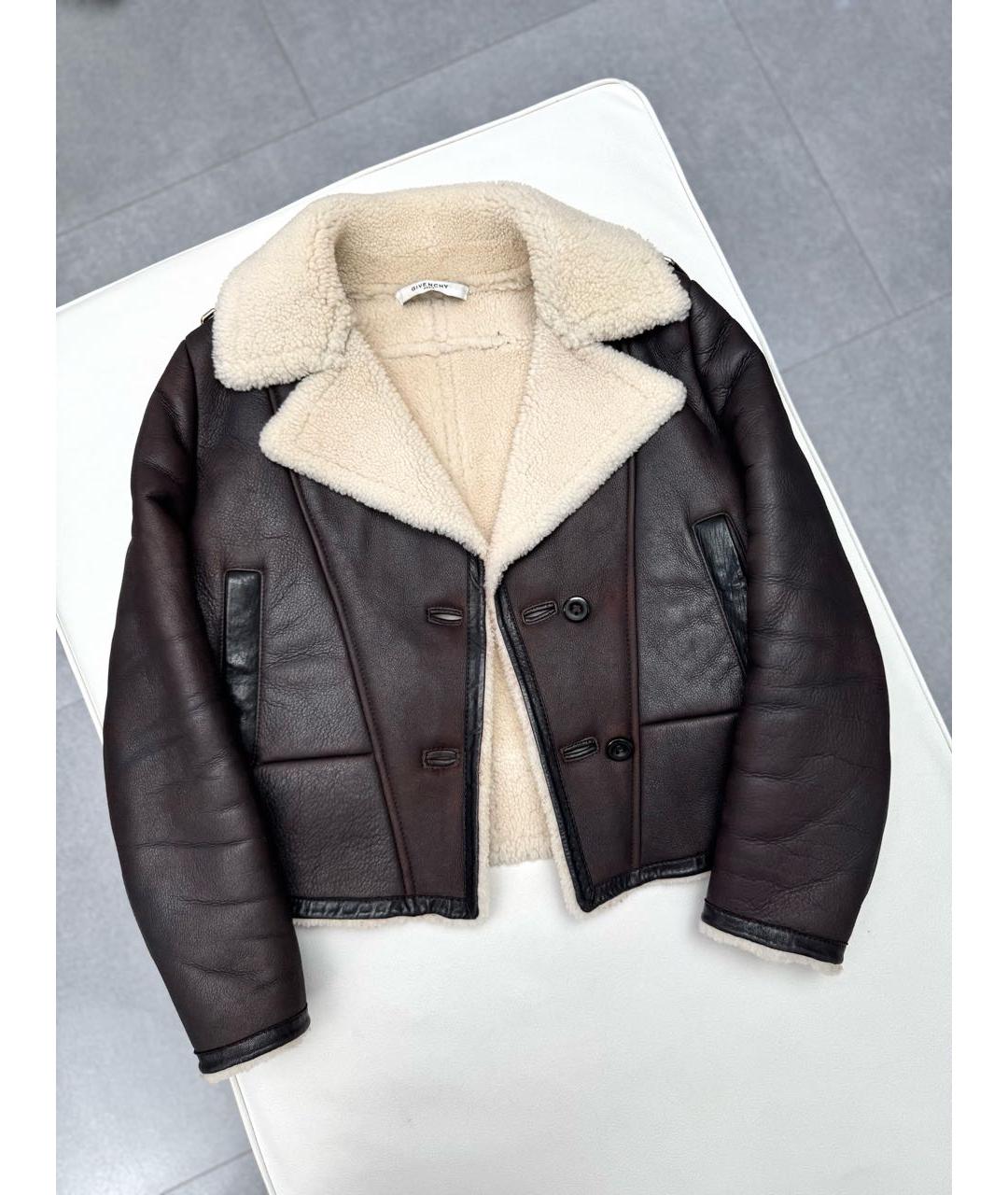 GIVENCHY Коричневая замшевая дубленка, фото 7