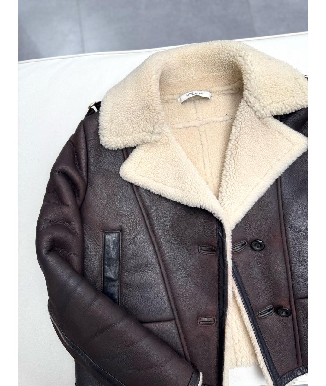GIVENCHY Коричневая замшевая дубленка, фото 4