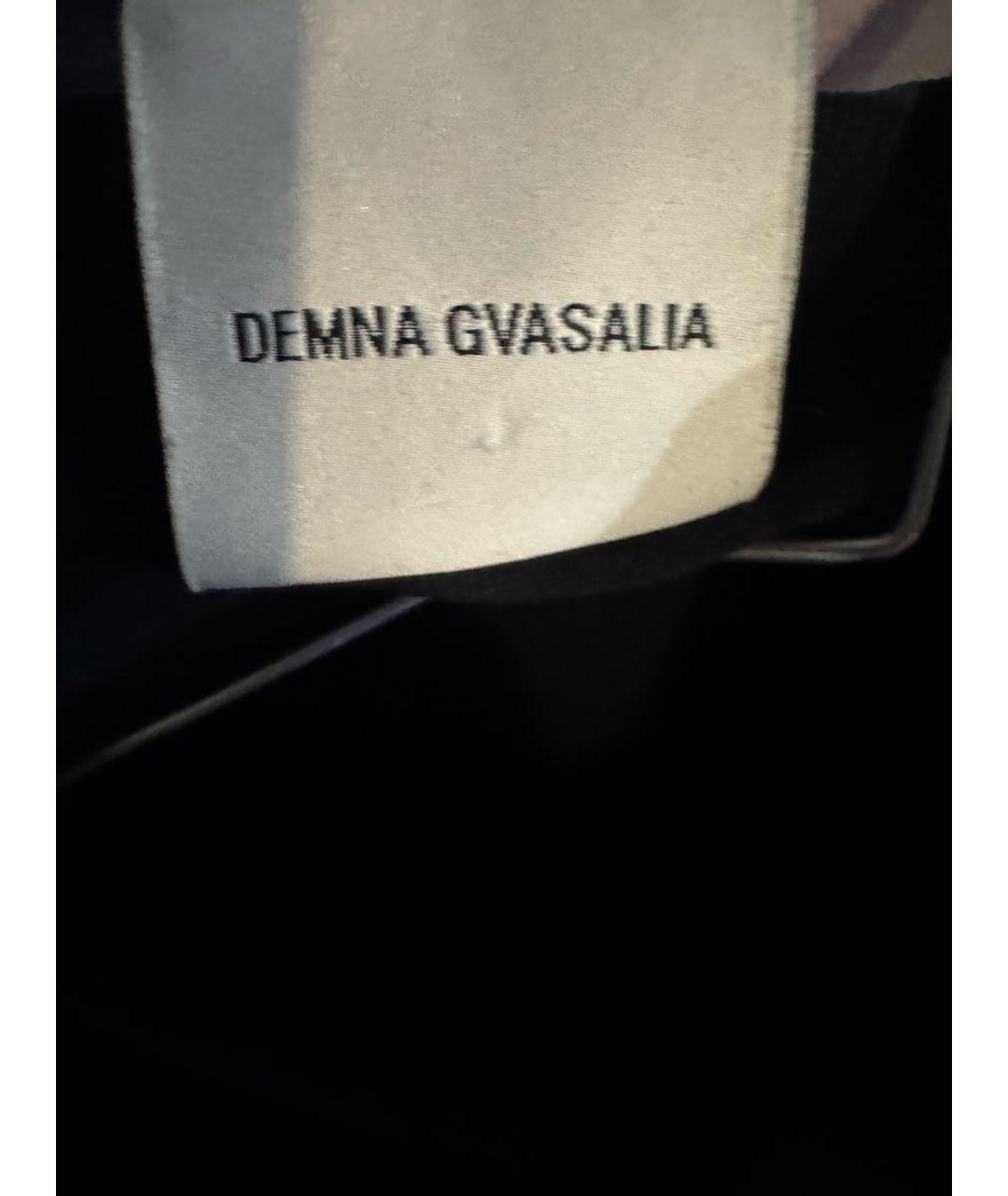 VETEMENTS Черная хлопковая футболка, фото 4
