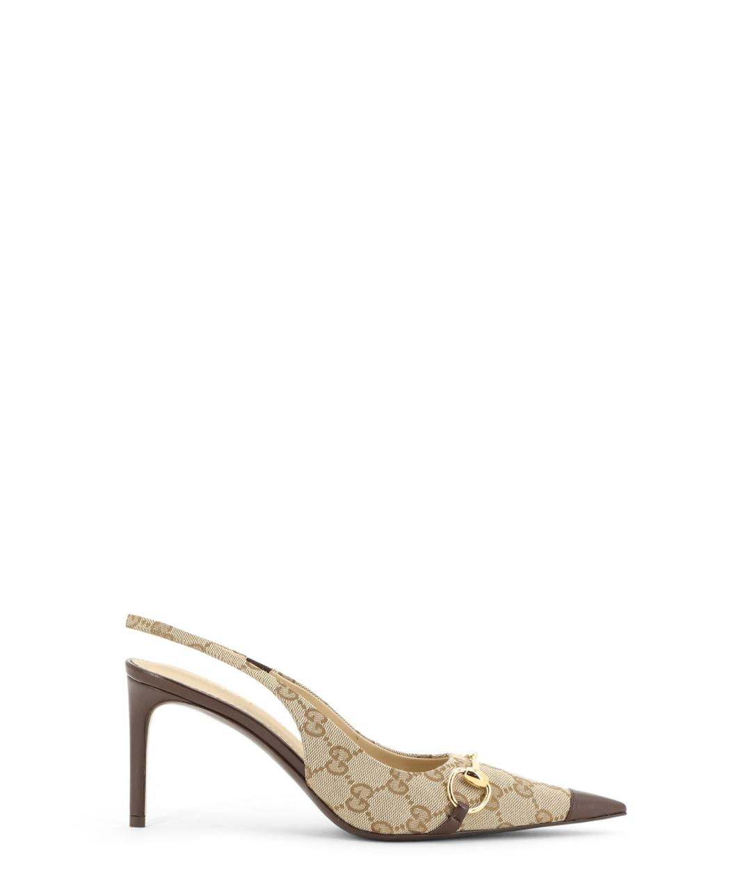 GUCCI Бежевые туфли, фото 1
