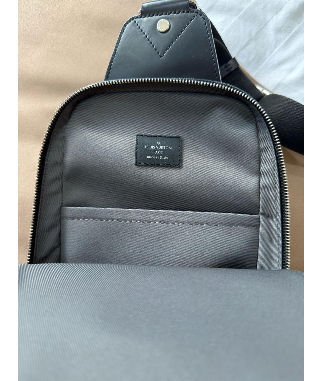 LOUIS VUITTON Серая поясная сумка, фото 7
