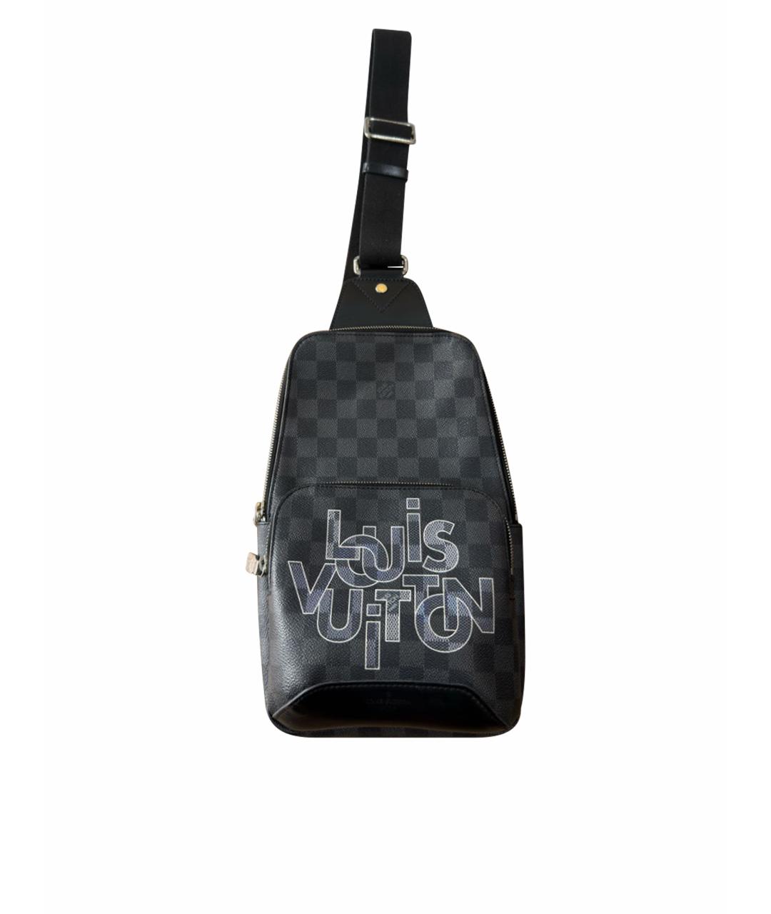 LOUIS VUITTON Серая поясная сумка, фото 1