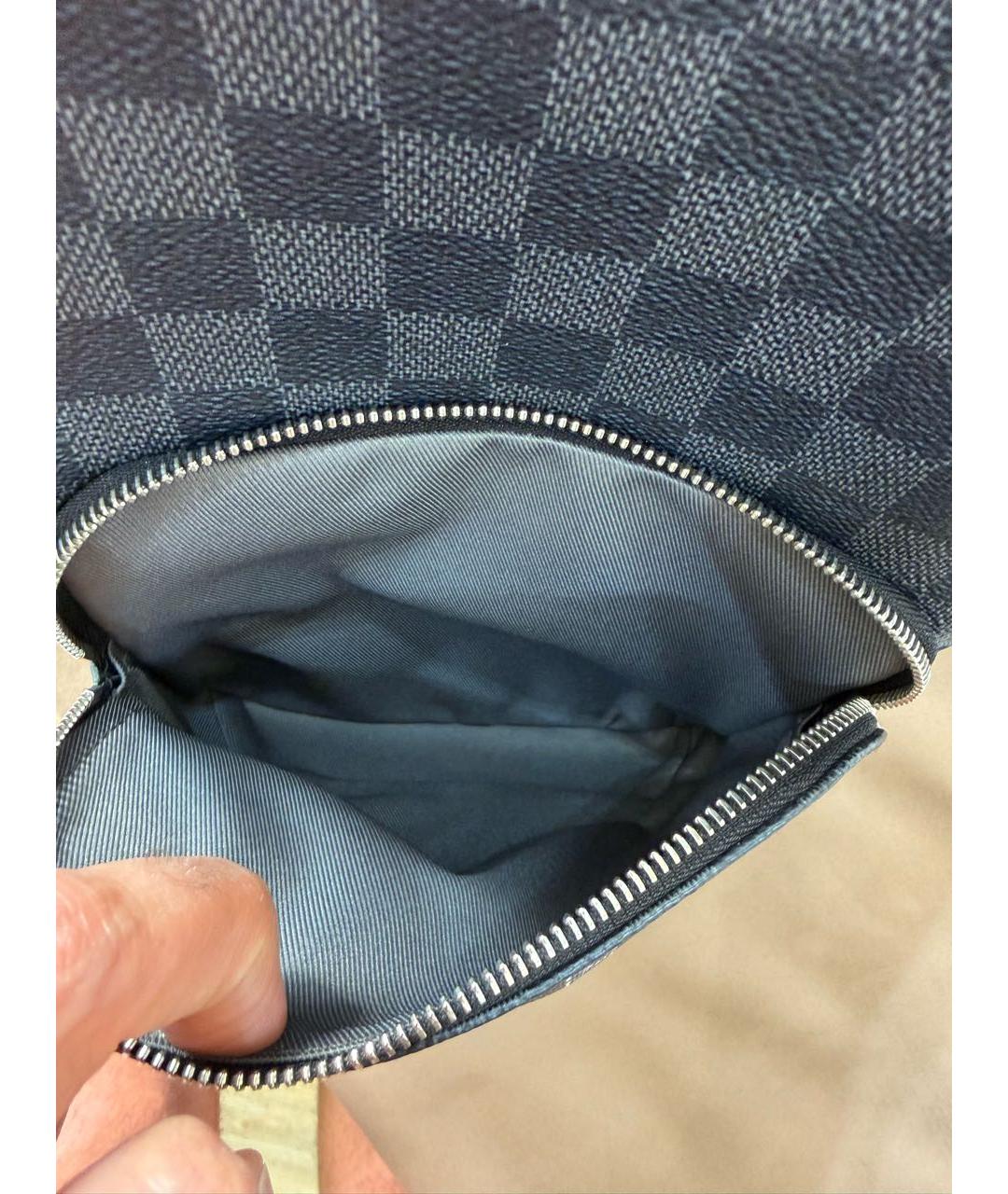 LOUIS VUITTON Серая поясная сумка, фото 8