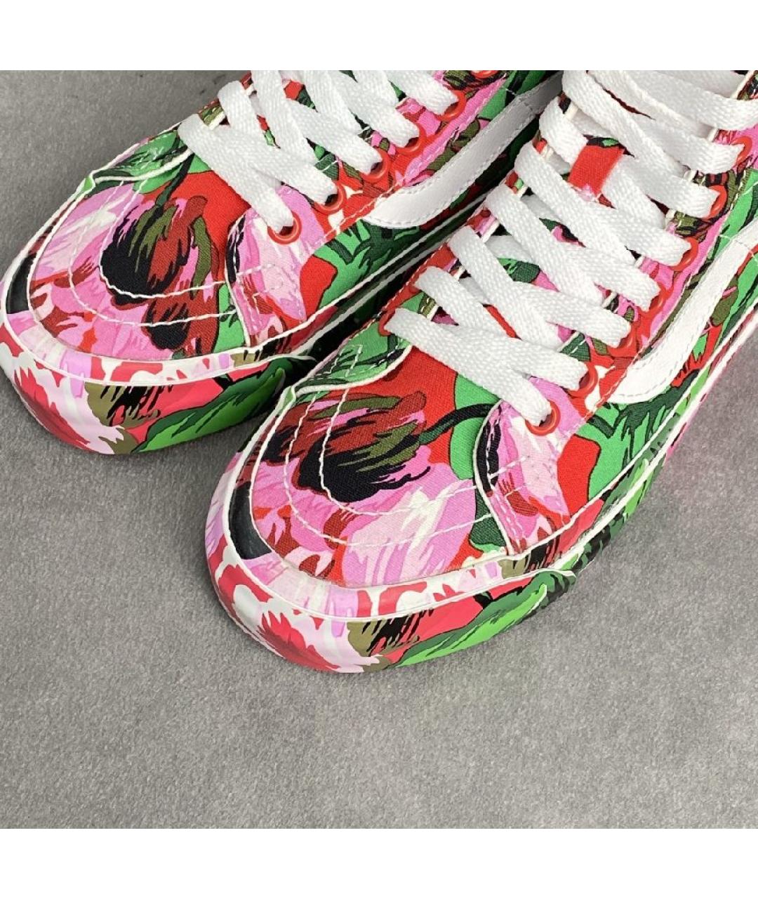 KENZO Мульти текстильные кеды, фото 5