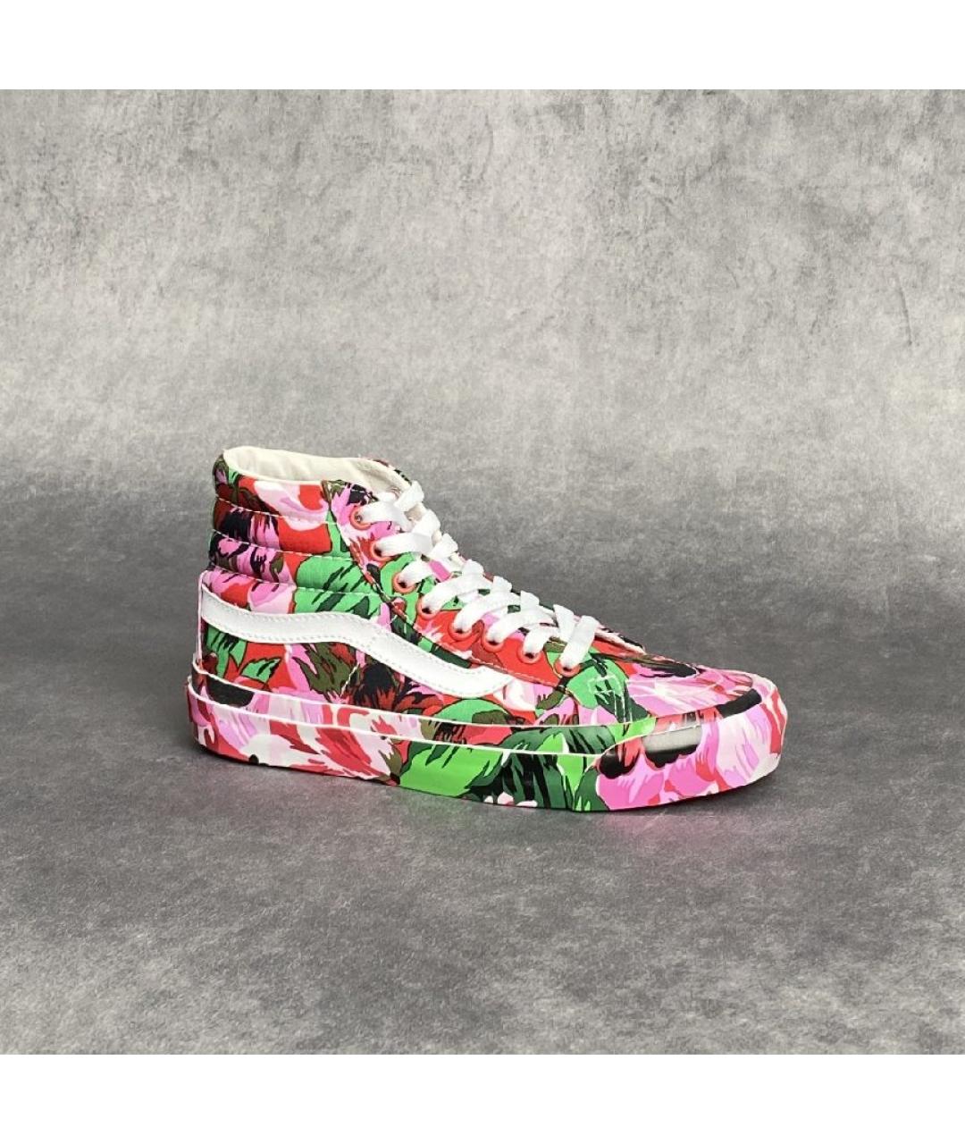 KENZO Мульти текстильные кеды, фото 8