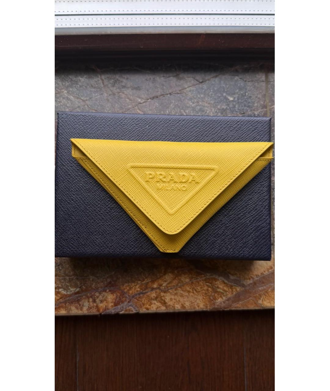 PRADA Желтая ключница, фото 7