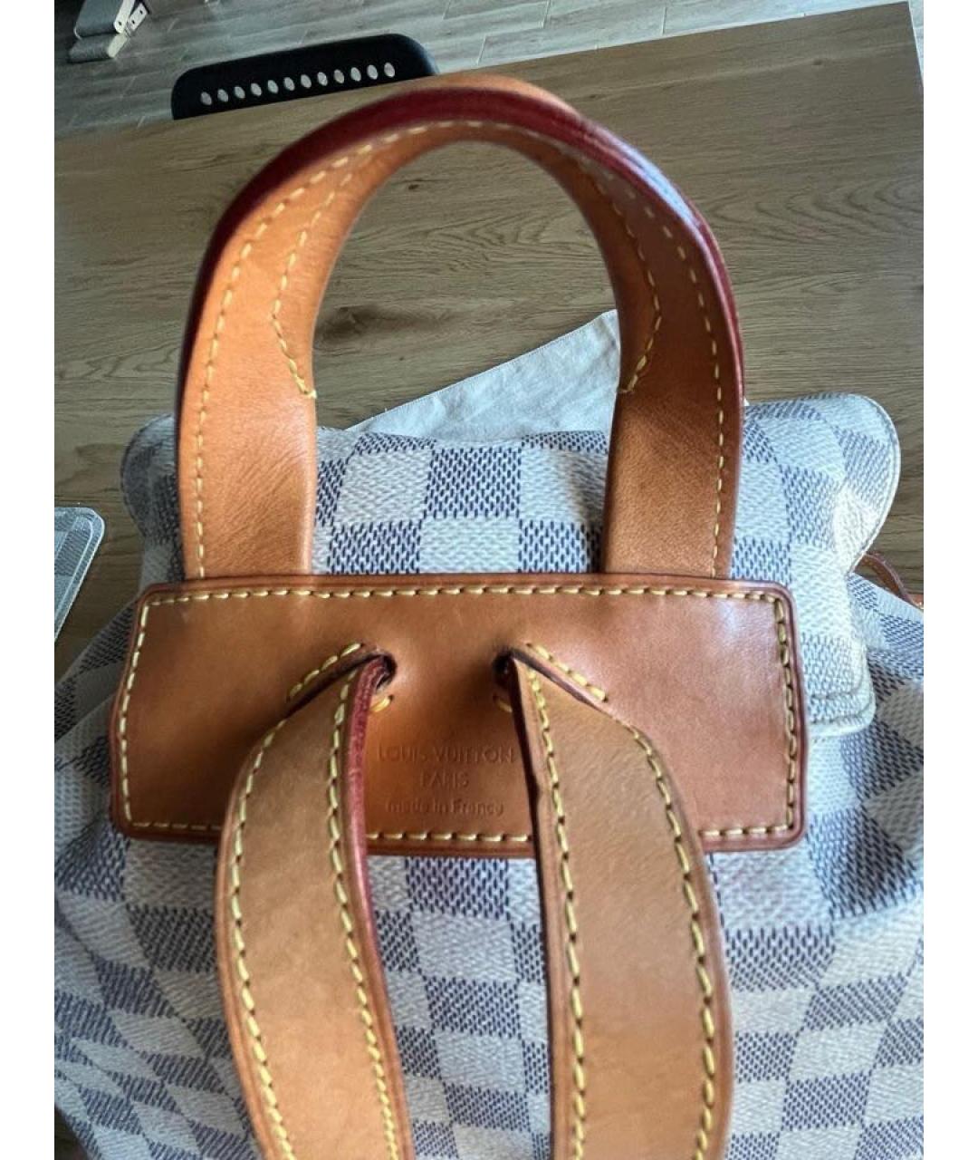 LOUIS VUITTON Бежевый рюкзак из канвы, фото 3
