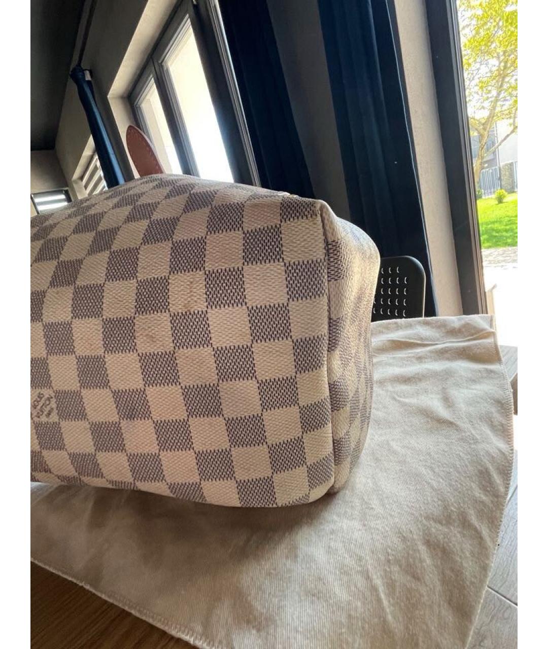 LOUIS VUITTON Бежевый рюкзак из канвы, фото 7