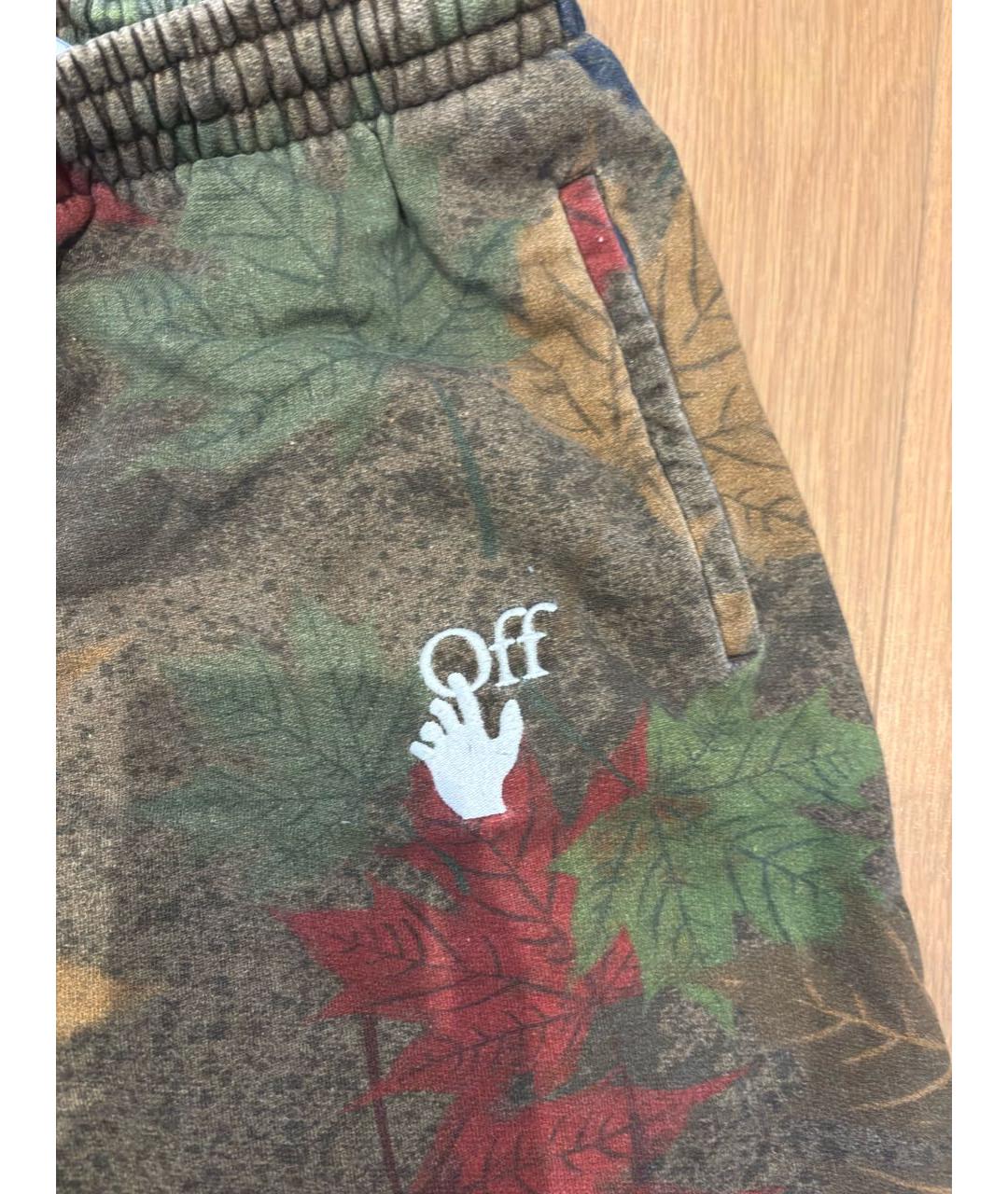 OFF-WHITE Мульти хлопковые шорты, фото 3