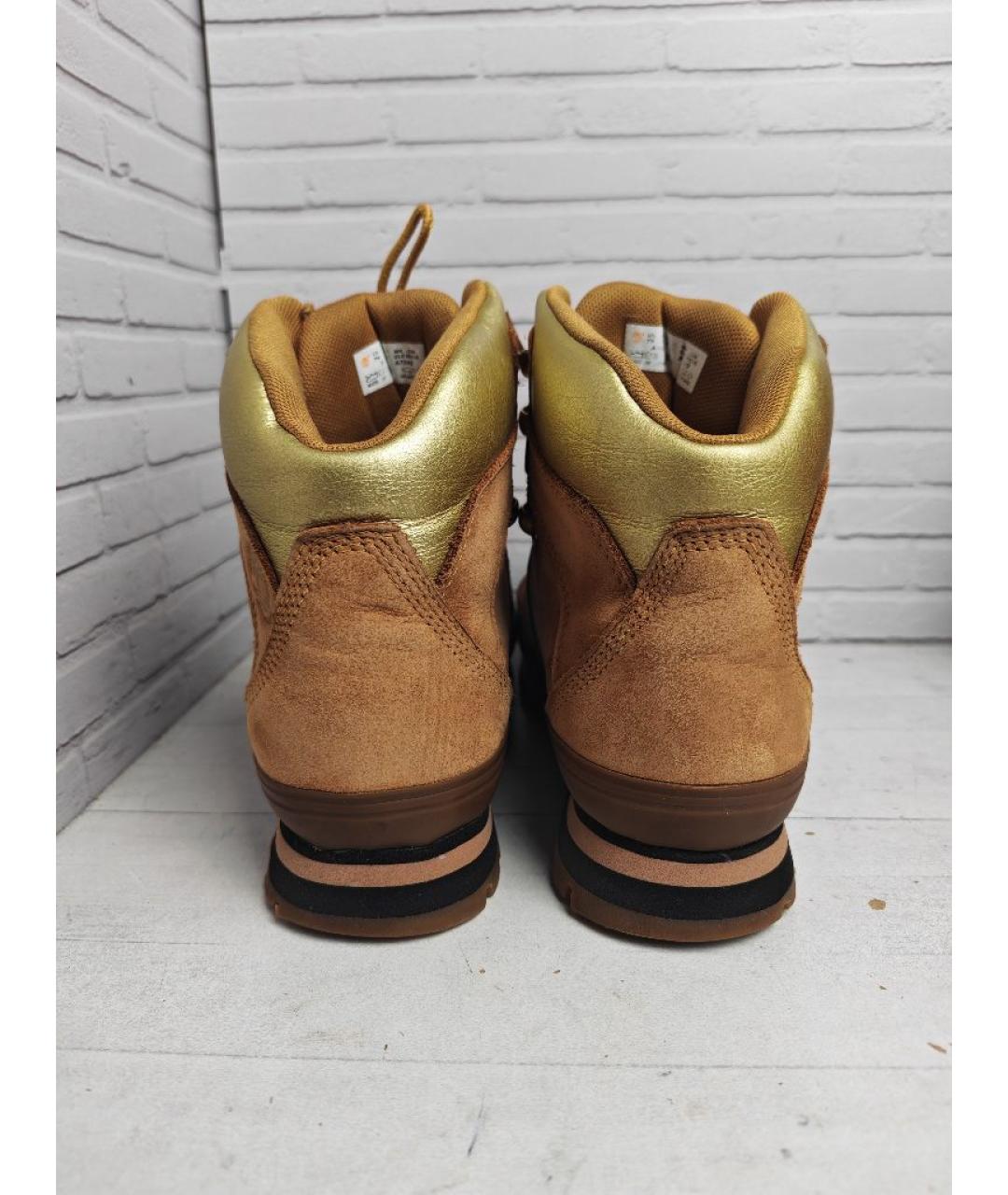 TIMBERLAND Оранжевые нубуковые ботинки, фото 4